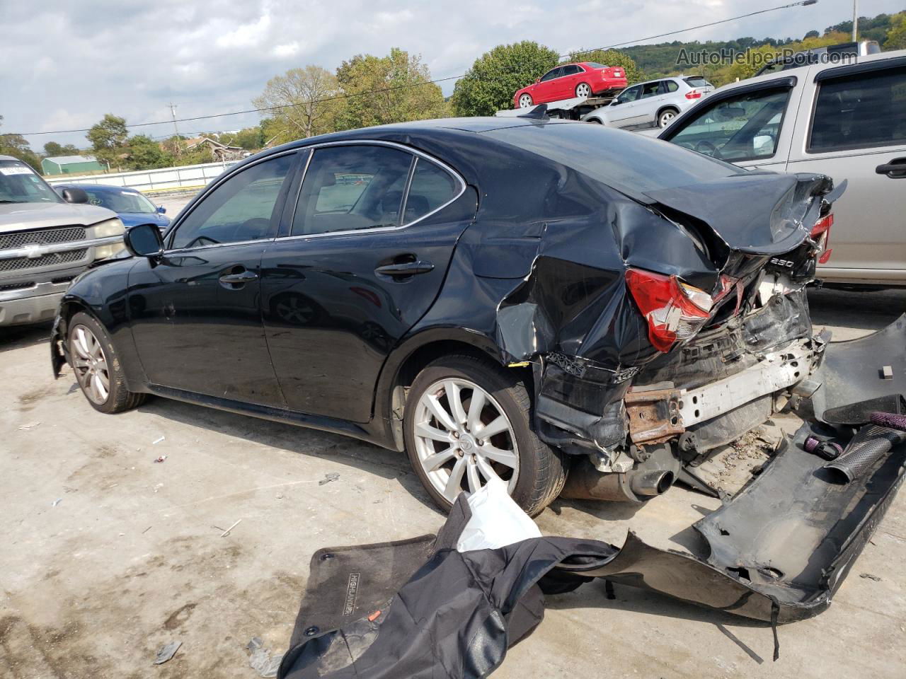 2007 Lexus Is 250 Black vin: JTHCK262572008944