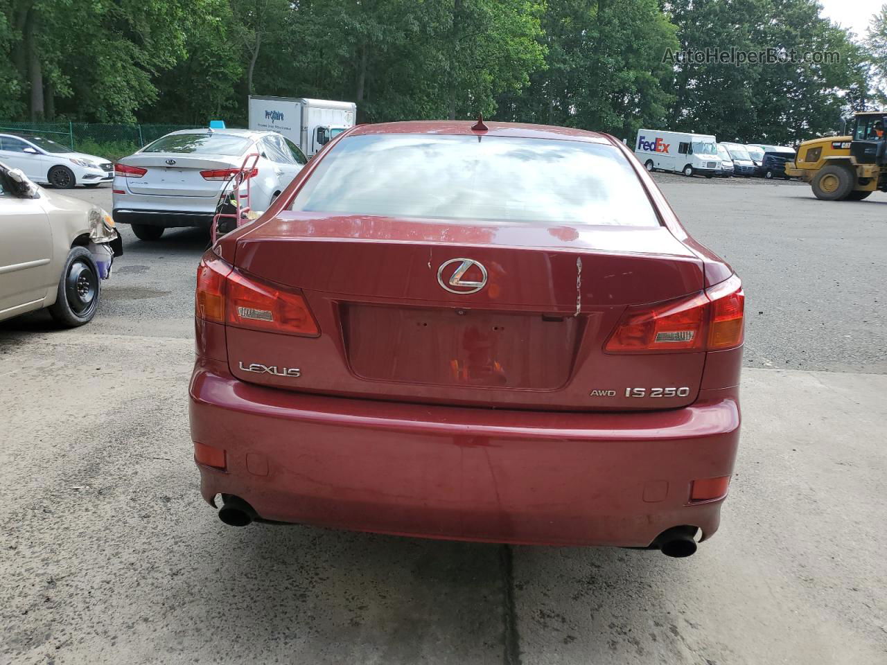 2007 Lexus Is 250 Красный vin: JTHCK262572011326