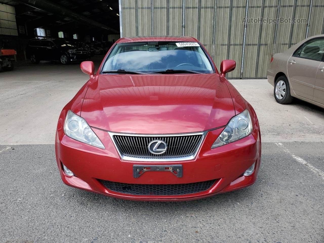 2007 Lexus Is 250 Red vin: JTHCK262572011326