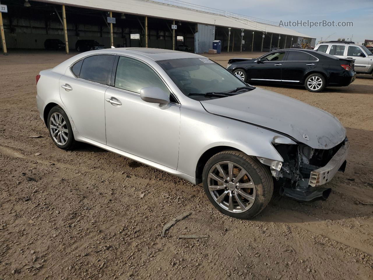 2007 Lexus Is 250 Silver vin: JTHCK262572015277