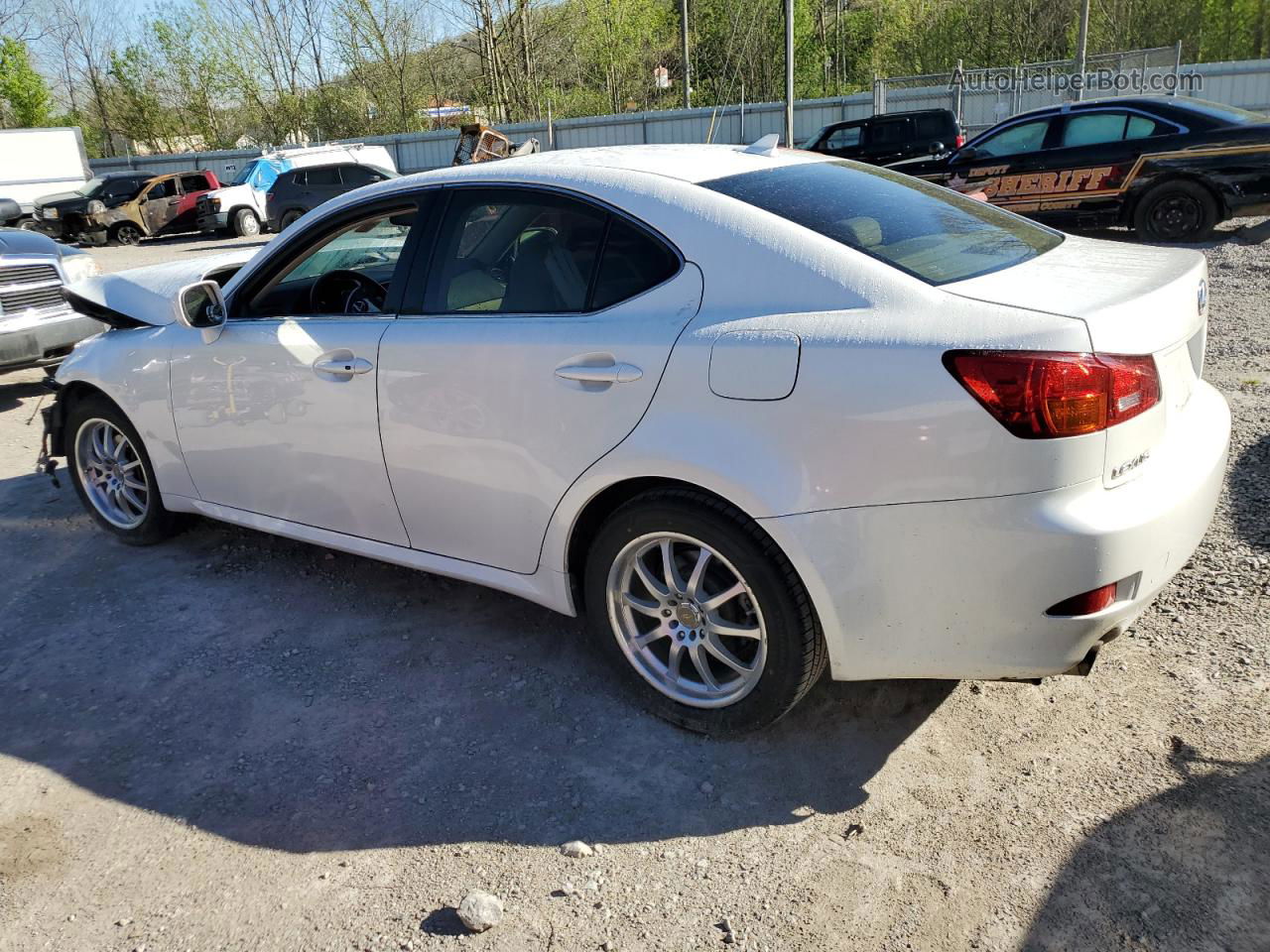 2007 Lexus Is 250 White vin: JTHCK262572016901