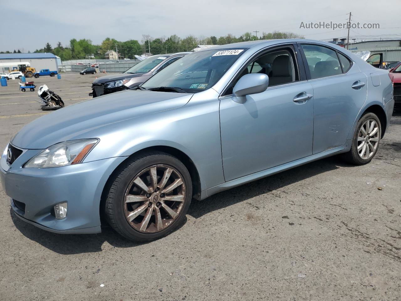 2007 Lexus Is 250 Blue vin: JTHCK262575009588