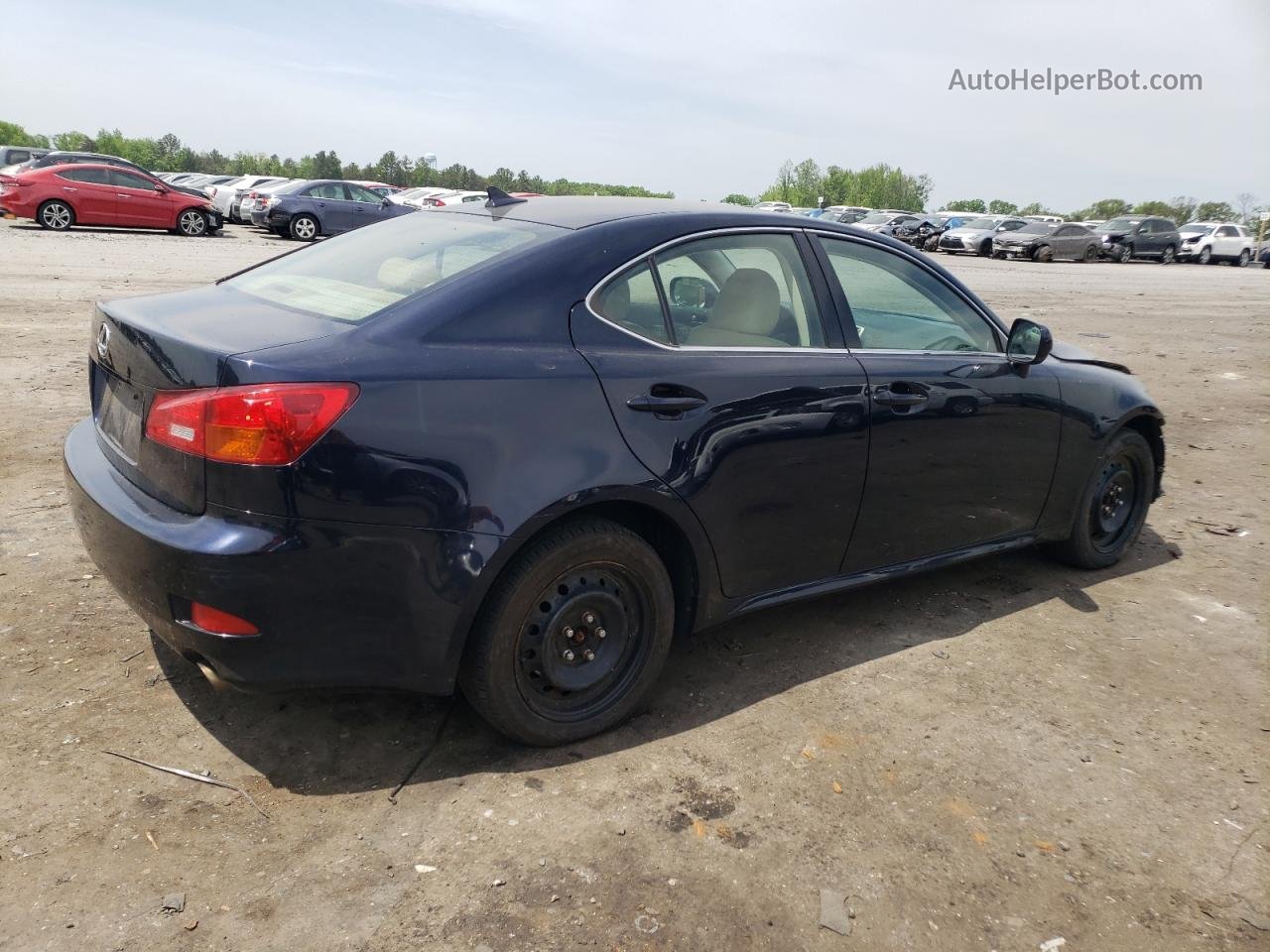 2007 Lexus Is 250 Blue vin: JTHCK262575013253