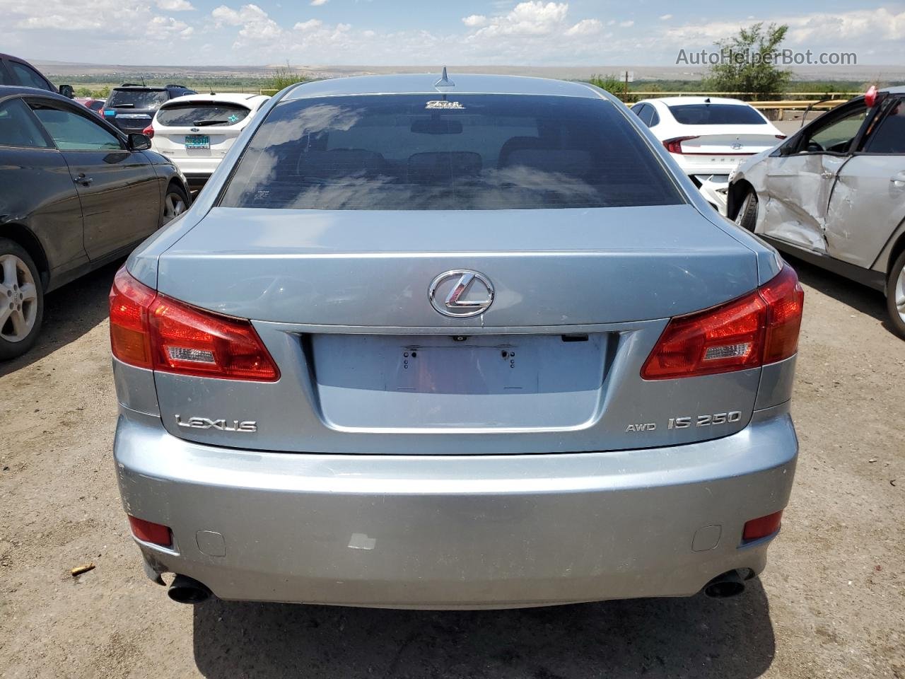 2007 Lexus Is 250 Blue vin: JTHCK262672017443