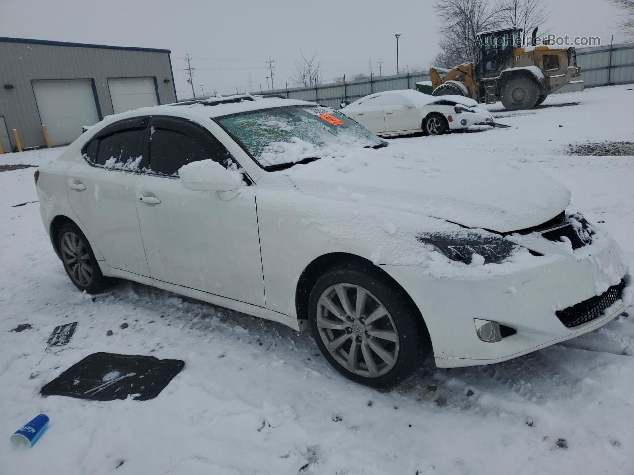 2007 Lexus Is 250 White vin: JTHCK262675008045