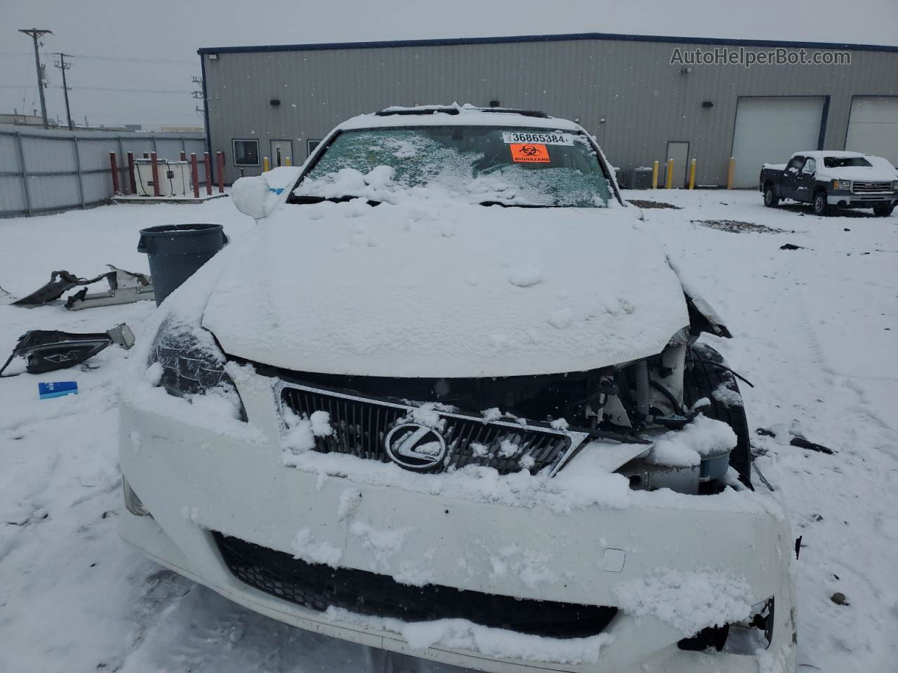 2007 Lexus Is 250 White vin: JTHCK262675008045