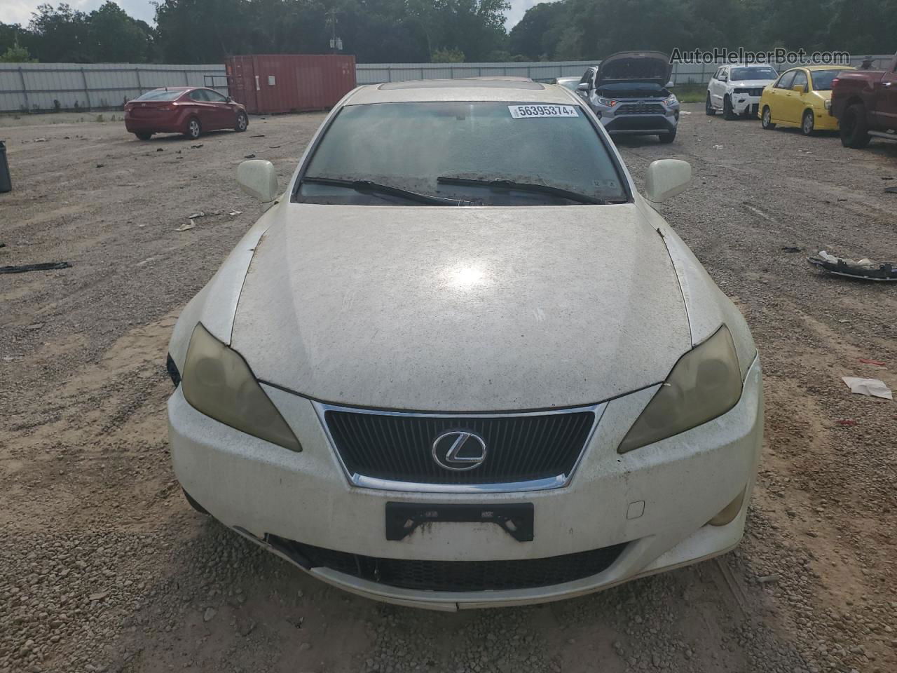 2007 Lexus Is 250 White vin: JTHCK262675014850