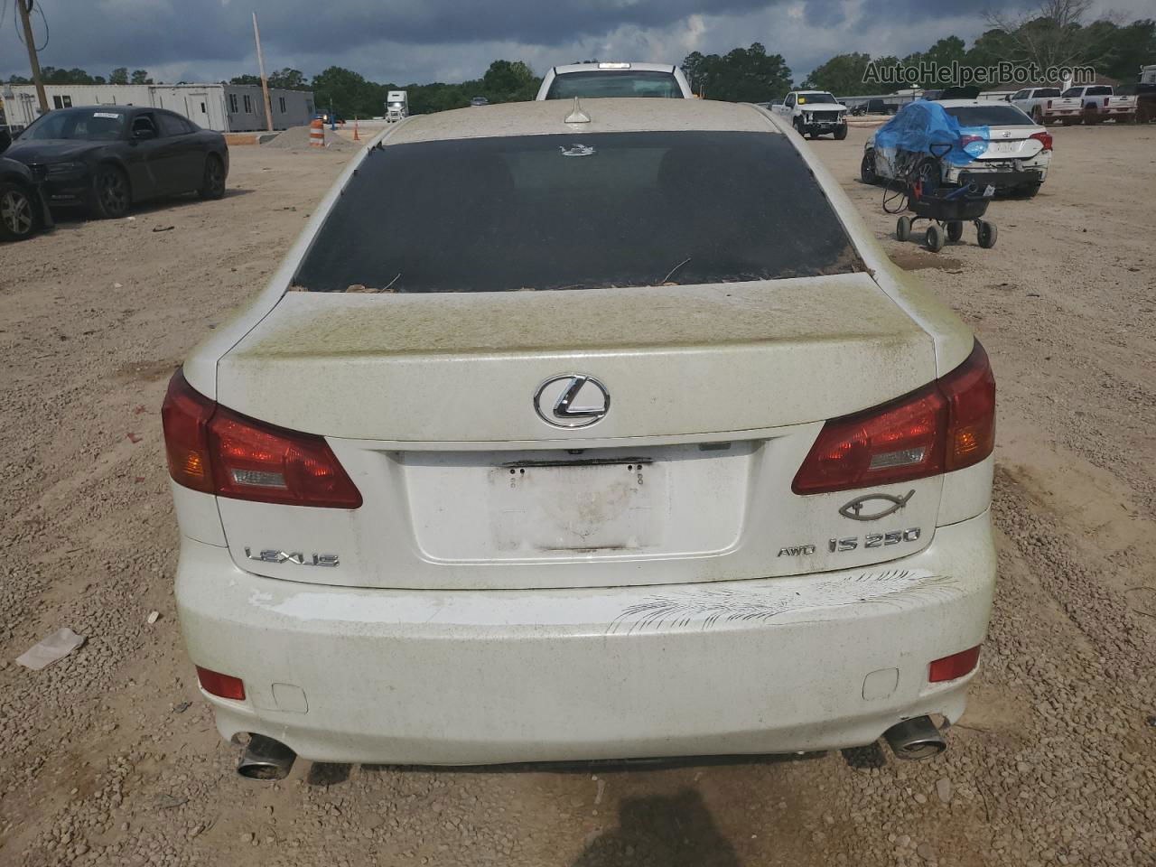 2007 Lexus Is 250 White vin: JTHCK262675014850