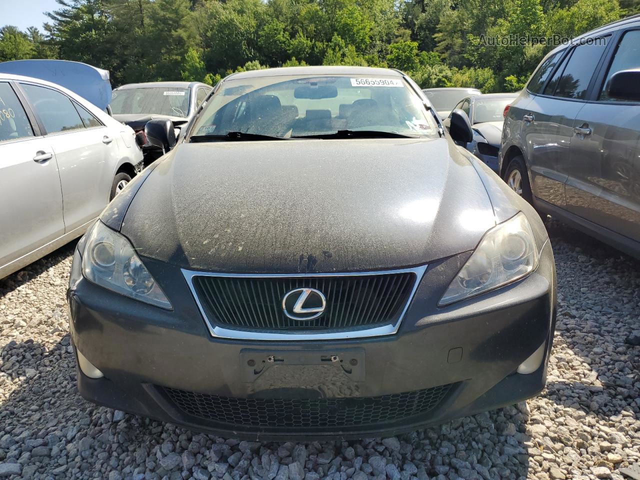 2007 Lexus Is 250 Черный vin: JTHCK262675015528