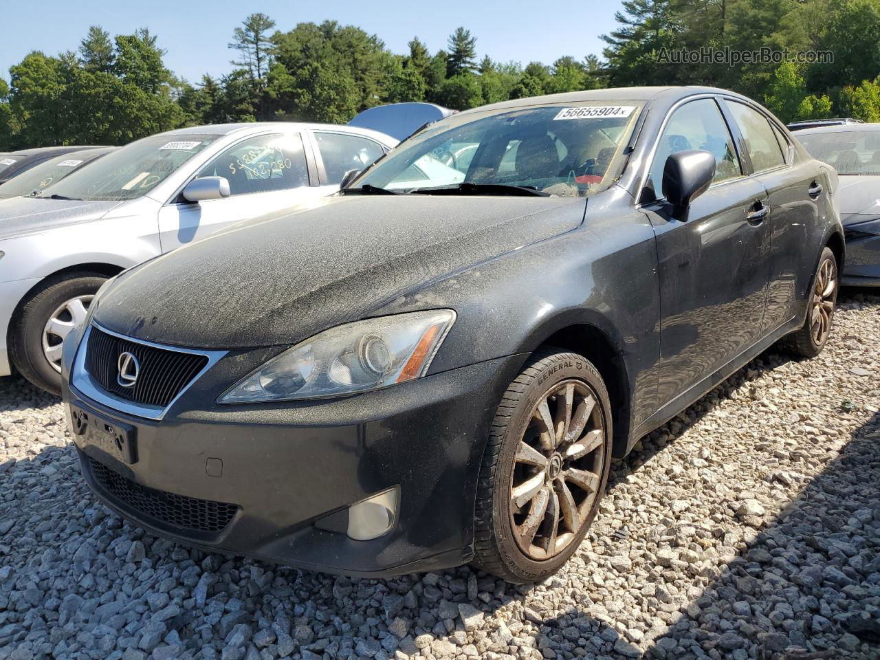 2007 Lexus Is 250 Черный vin: JTHCK262675015528