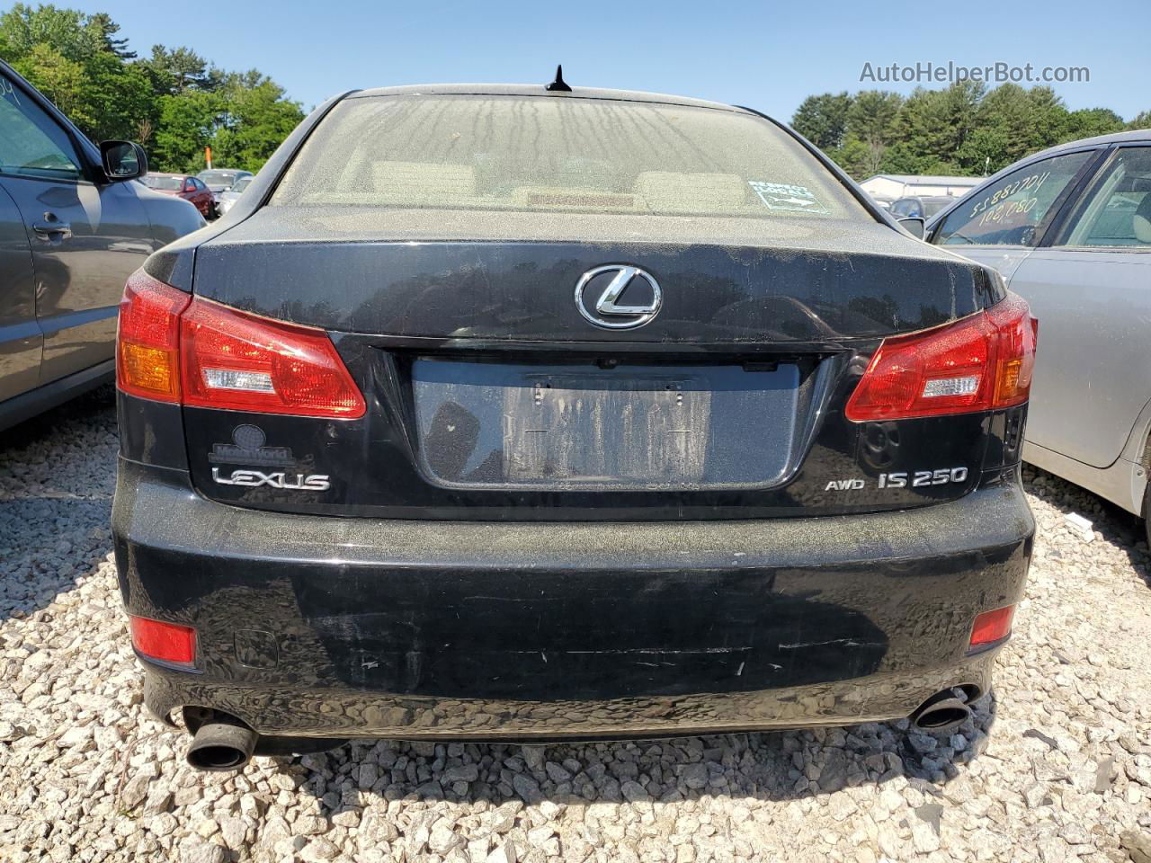 2007 Lexus Is 250 Черный vin: JTHCK262675015528