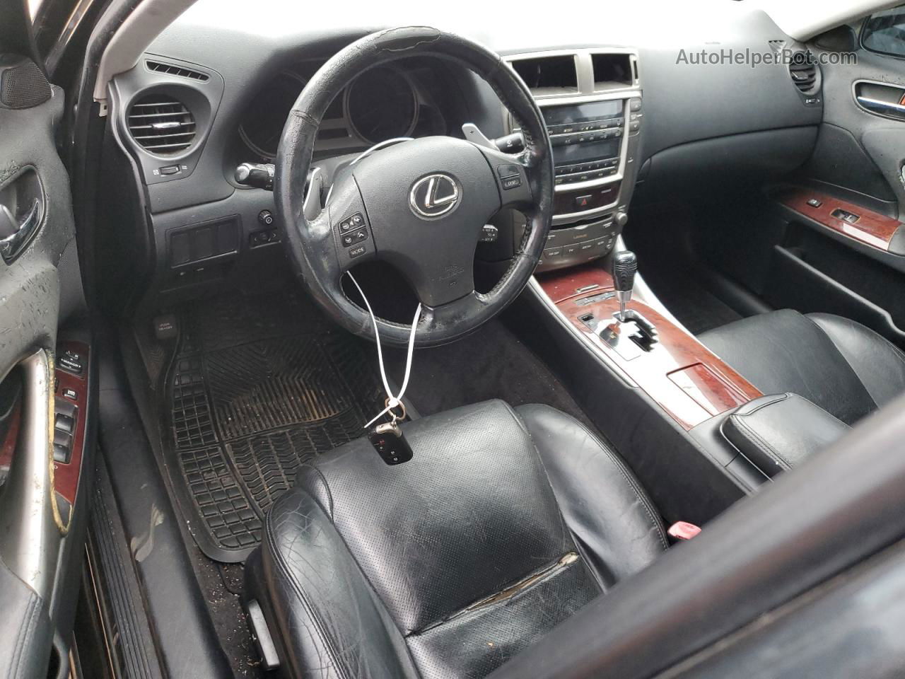 2007 Lexus Is 250 Черный vin: JTHCK262772014521