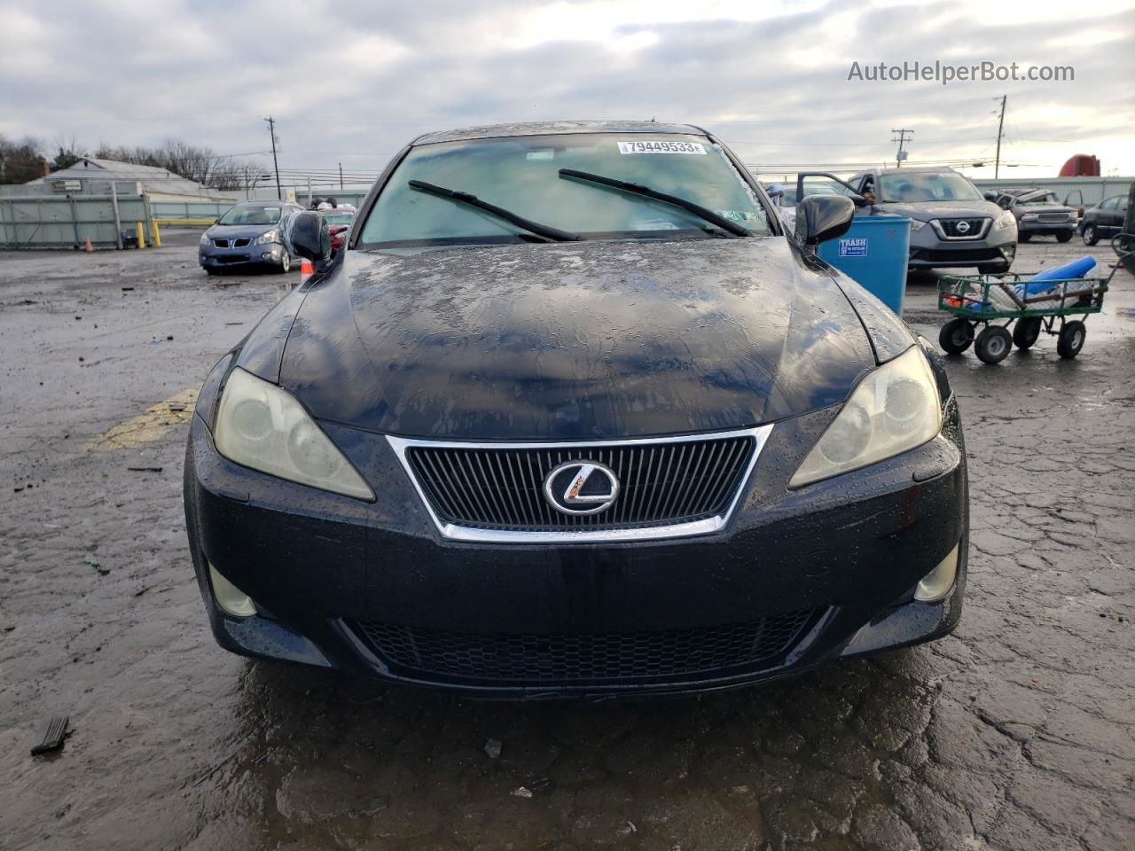 2007 Lexus Is 250 Black vin: JTHCK262772015605