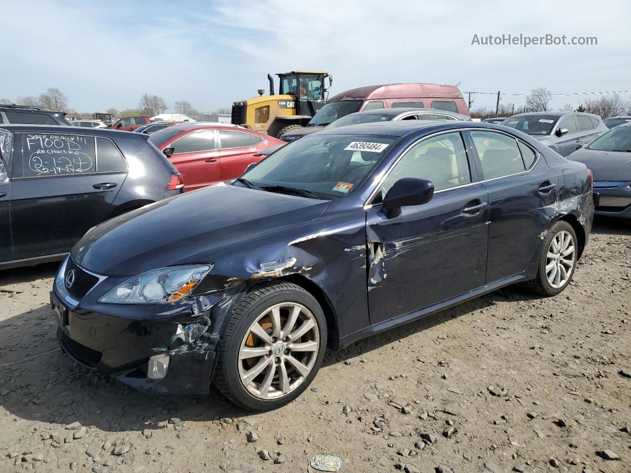 2007 Lexus Is 250 Blue vin: JTHCK262772016463