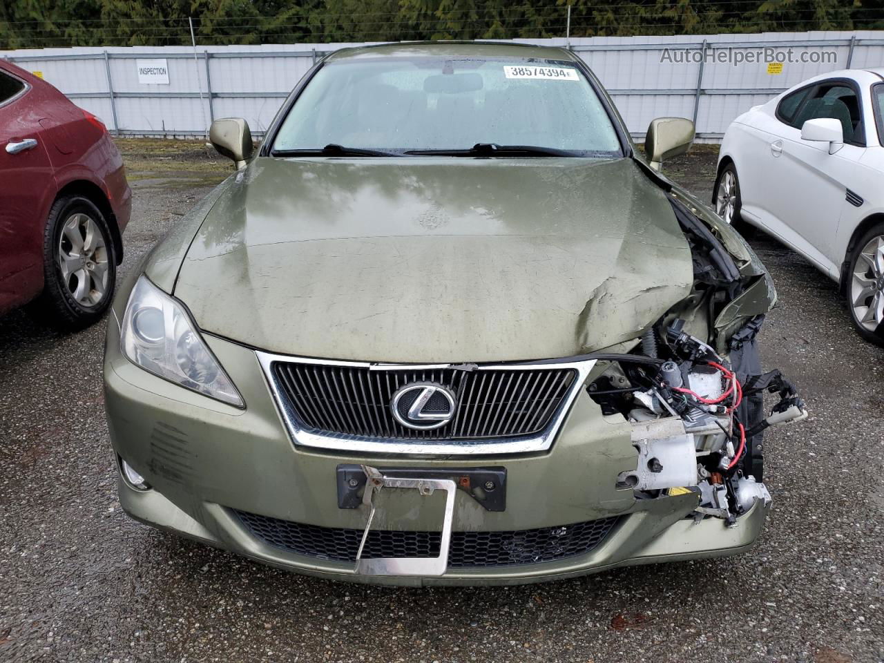 2007 Lexus Is 250 Green vin: JTHCK262775014341