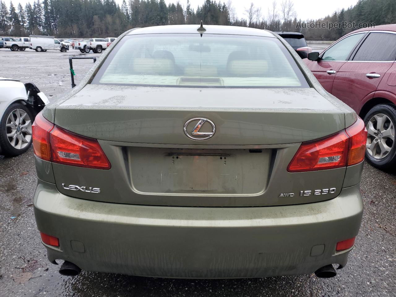 2007 Lexus Is 250 Green vin: JTHCK262775014341