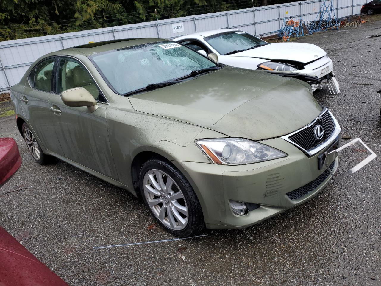 2007 Lexus Is 250 Green vin: JTHCK262775014341