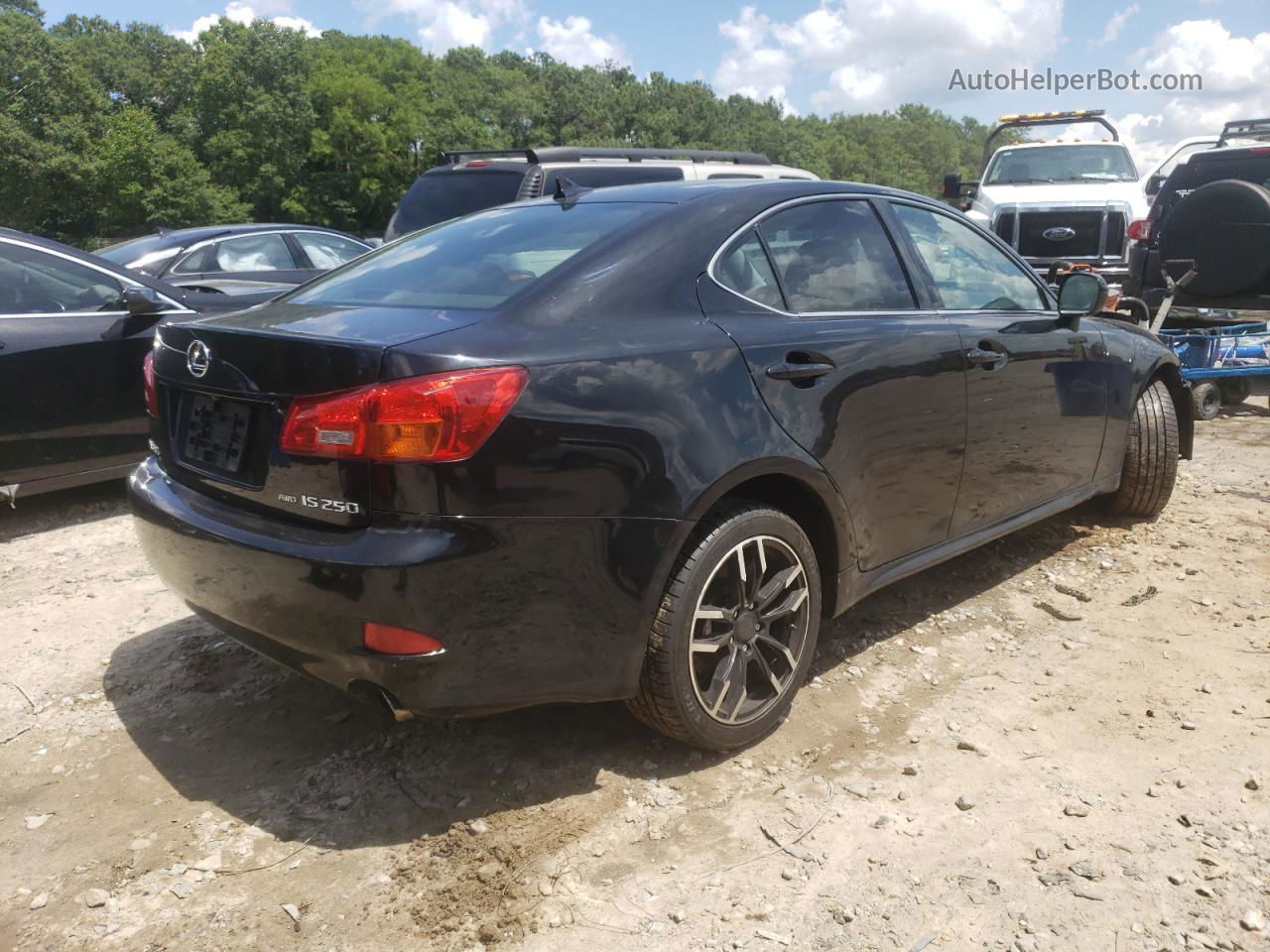 2007 Lexus Is 250 Black vin: JTHCK262775015313