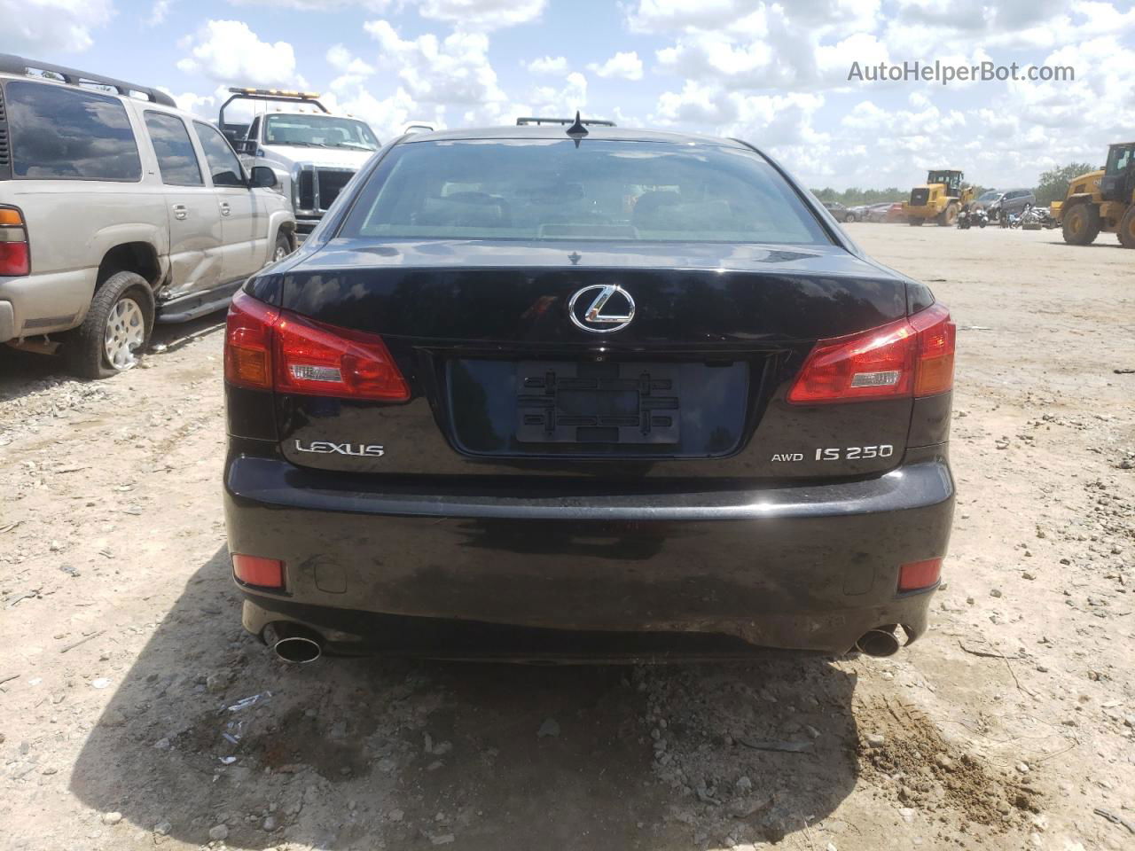 2007 Lexus Is 250 Black vin: JTHCK262775015313