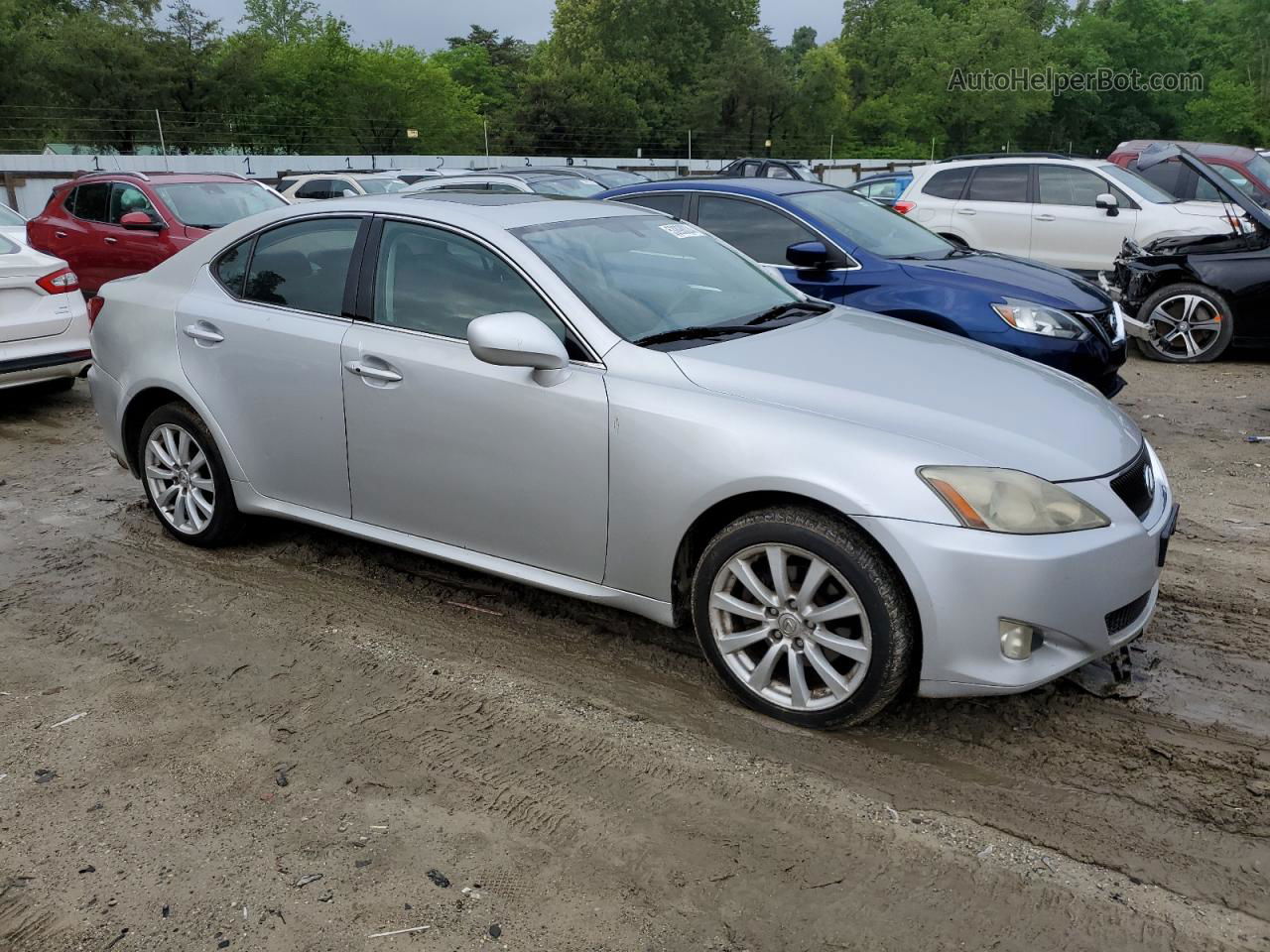 2007 Lexus Is 250 Silver vin: JTHCK262872010624