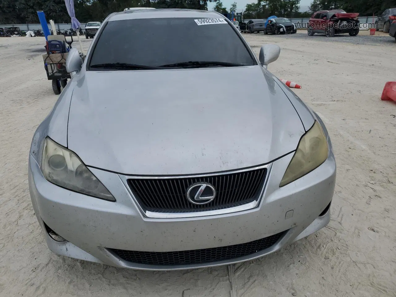 2007 Lexus Is 250 Silver vin: JTHCK262872018741