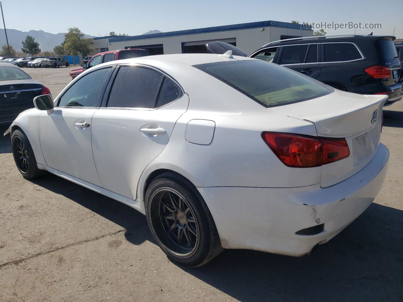 2007 Lexus Is 250 White vin: JTHCK262875014154