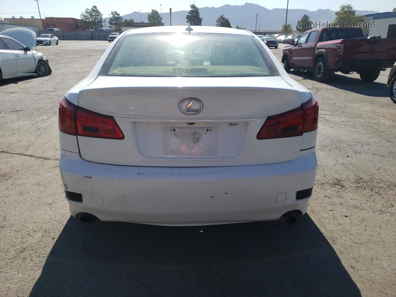 2007 Lexus Is 250 White vin: JTHCK262875014154