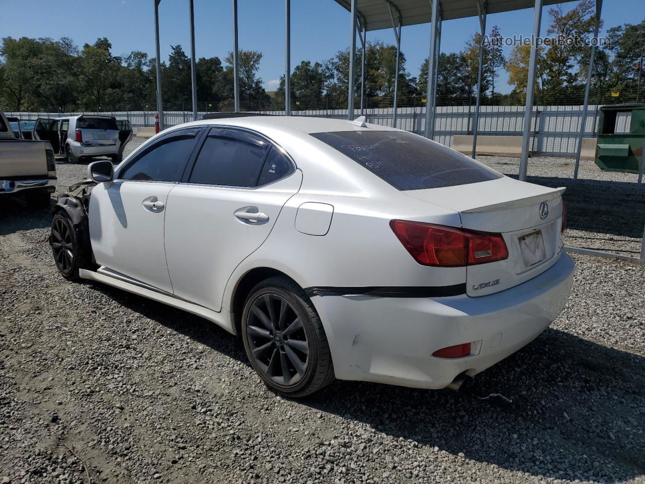 2007 Lexus Is 250 Белый vin: JTHCK262972010812