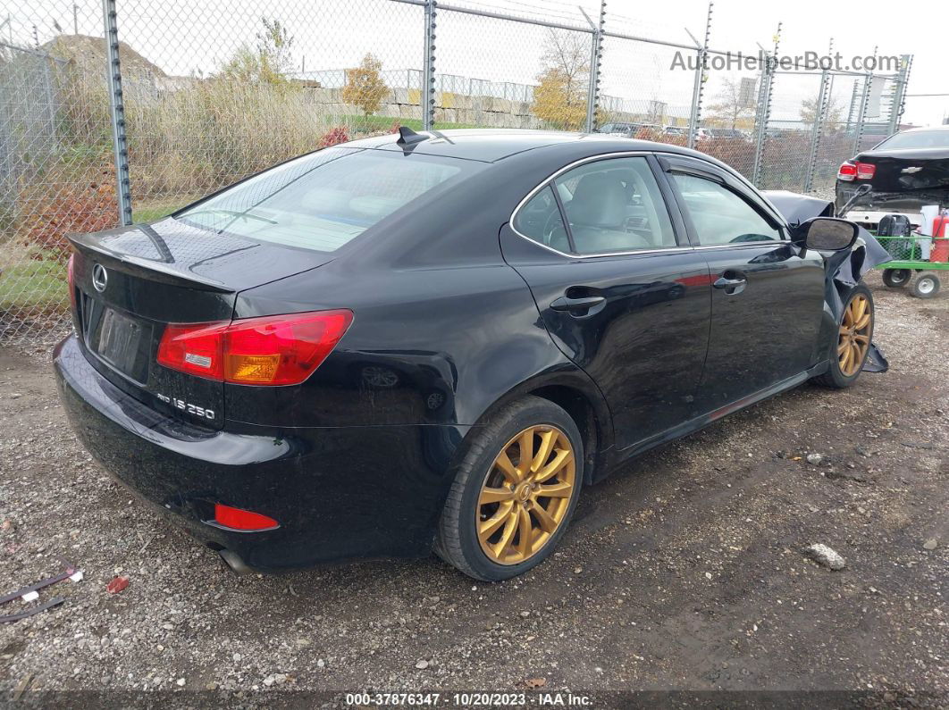 2007 Lexus Is 250 Черный vin: JTHCK262972013354