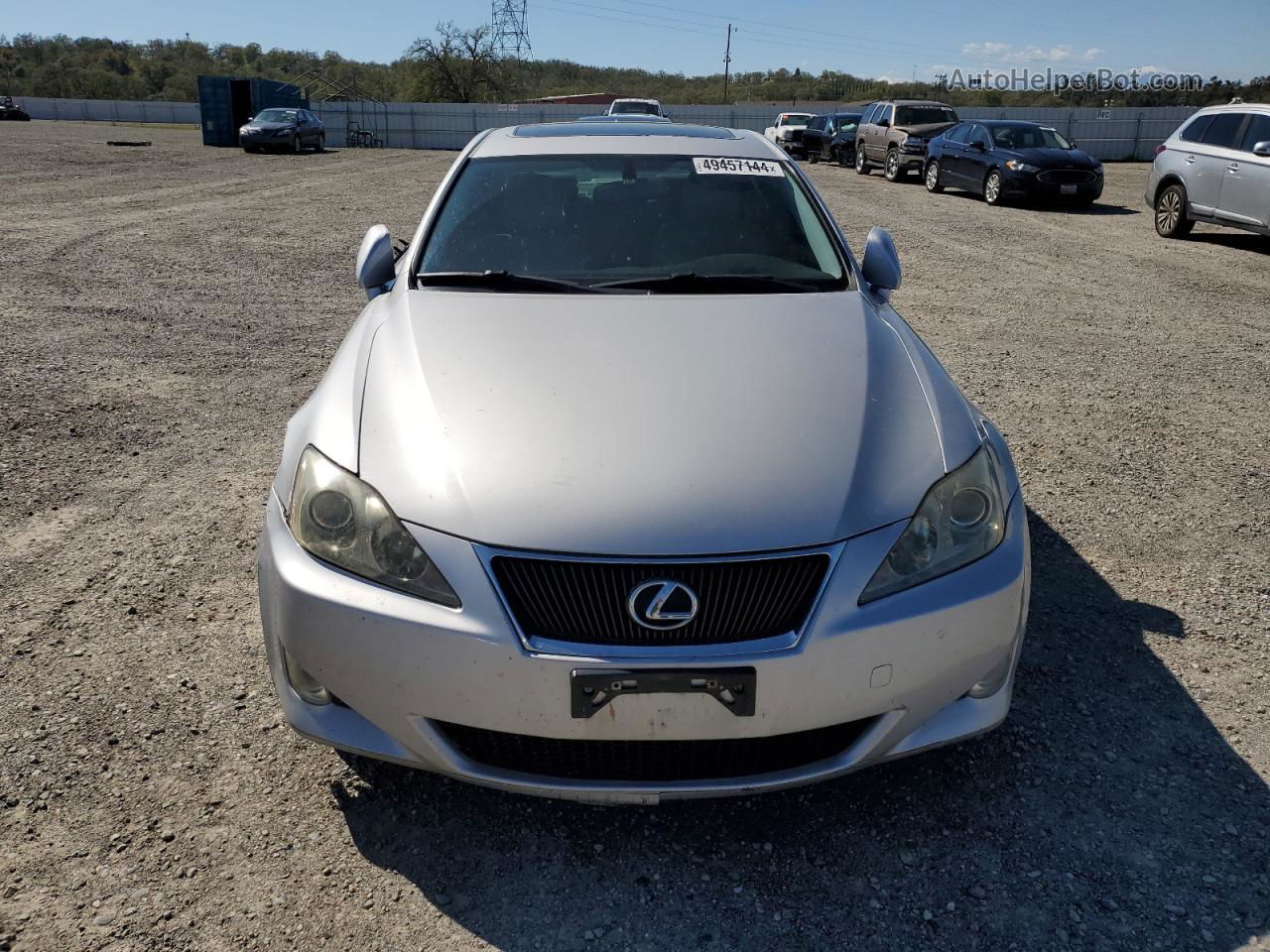 2007 Lexus Is 250 Silver vin: JTHCK262975011988