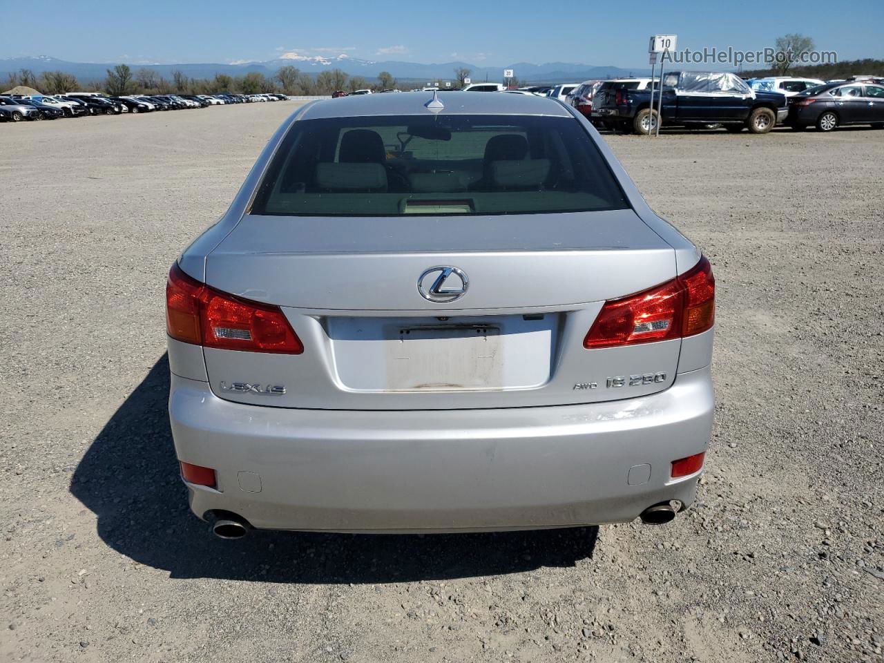 2007 Lexus Is 250 Silver vin: JTHCK262975011988