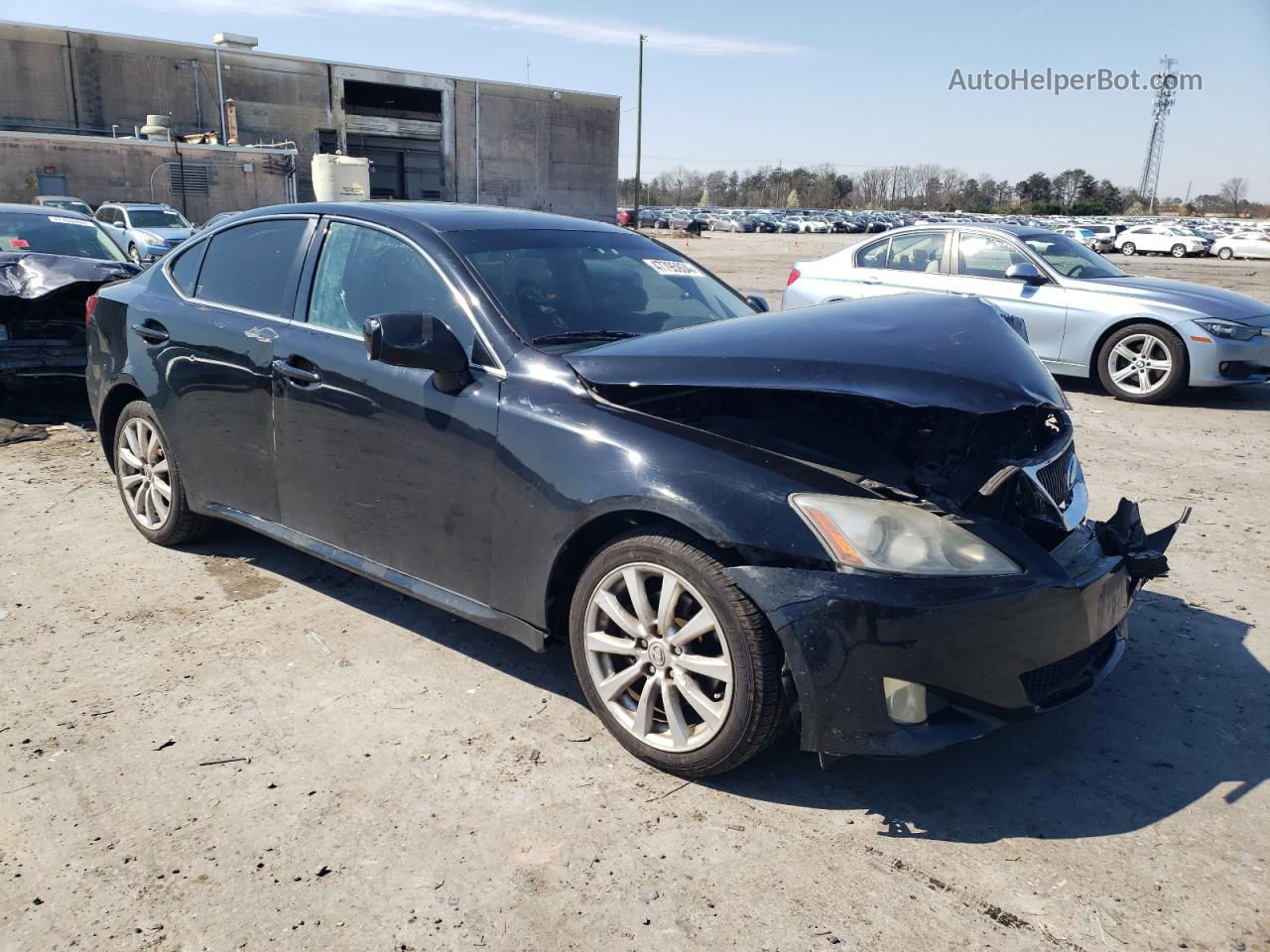 2007 Lexus Is 250 Black vin: JTHCK262975012820