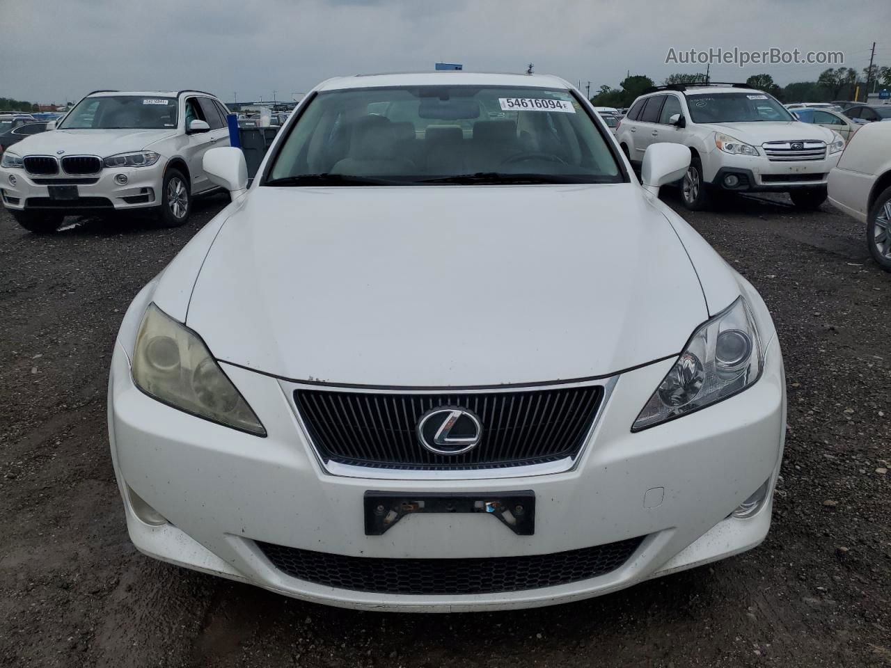 2007 Lexus Is 250 Белый vin: JTHCK262975014230