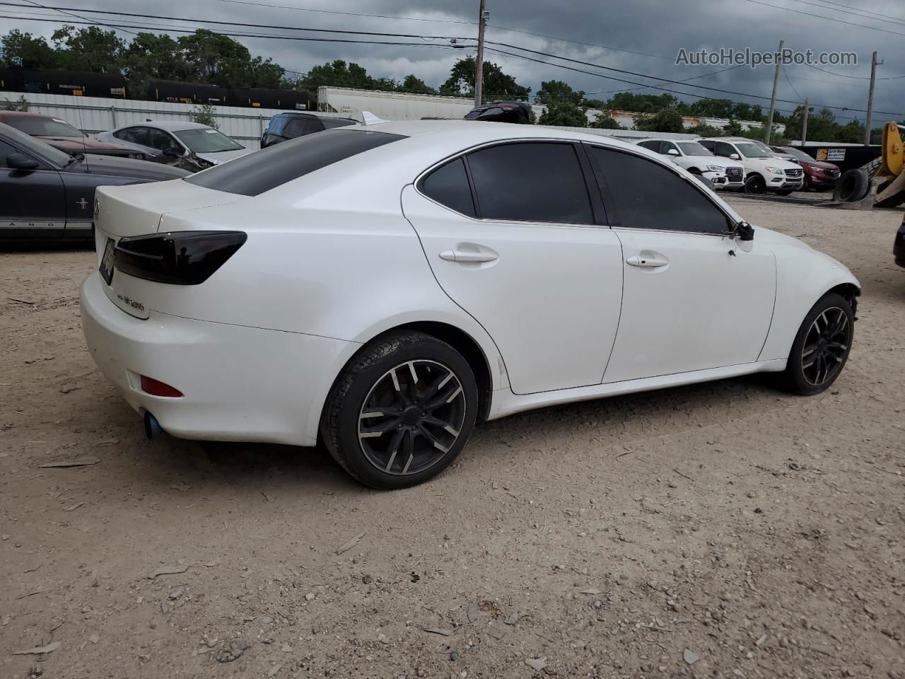 2007 Lexus Is 250 White vin: JTHCK262X72009829