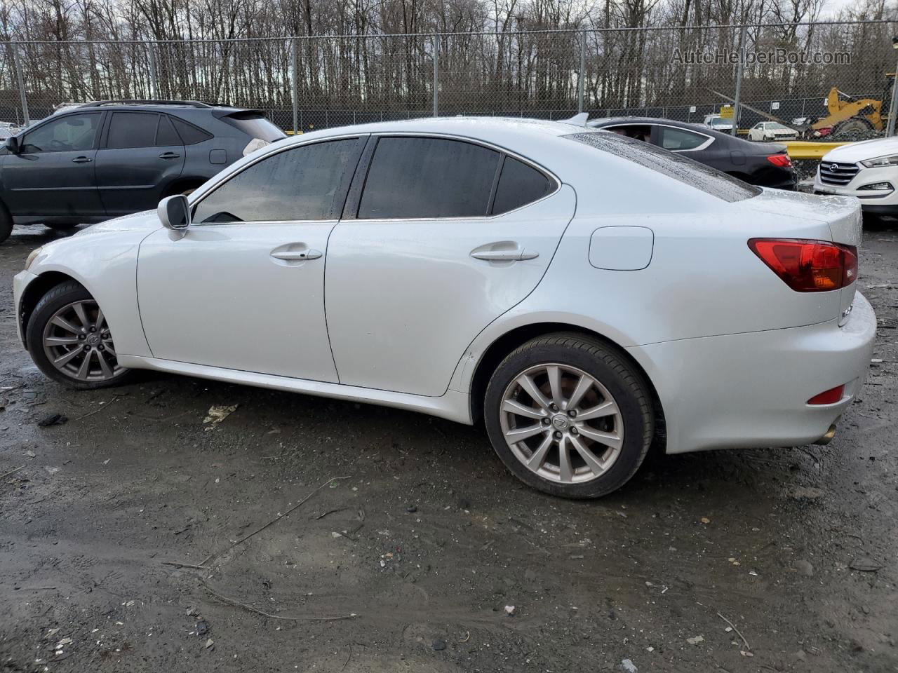 2007 Lexus Is 250 White vin: JTHCK262X72013699