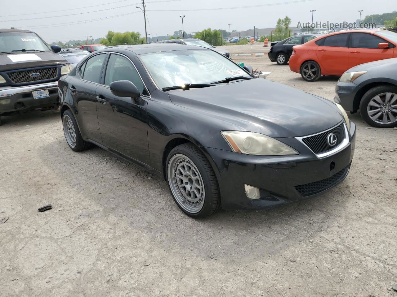 2007 Lexus Is 250 Black vin: JTHCK262X72014450