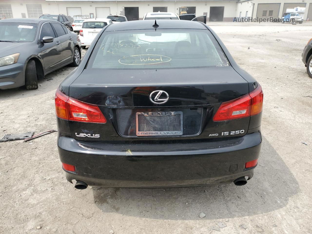 2007 Lexus Is 250 Black vin: JTHCK262X72014450