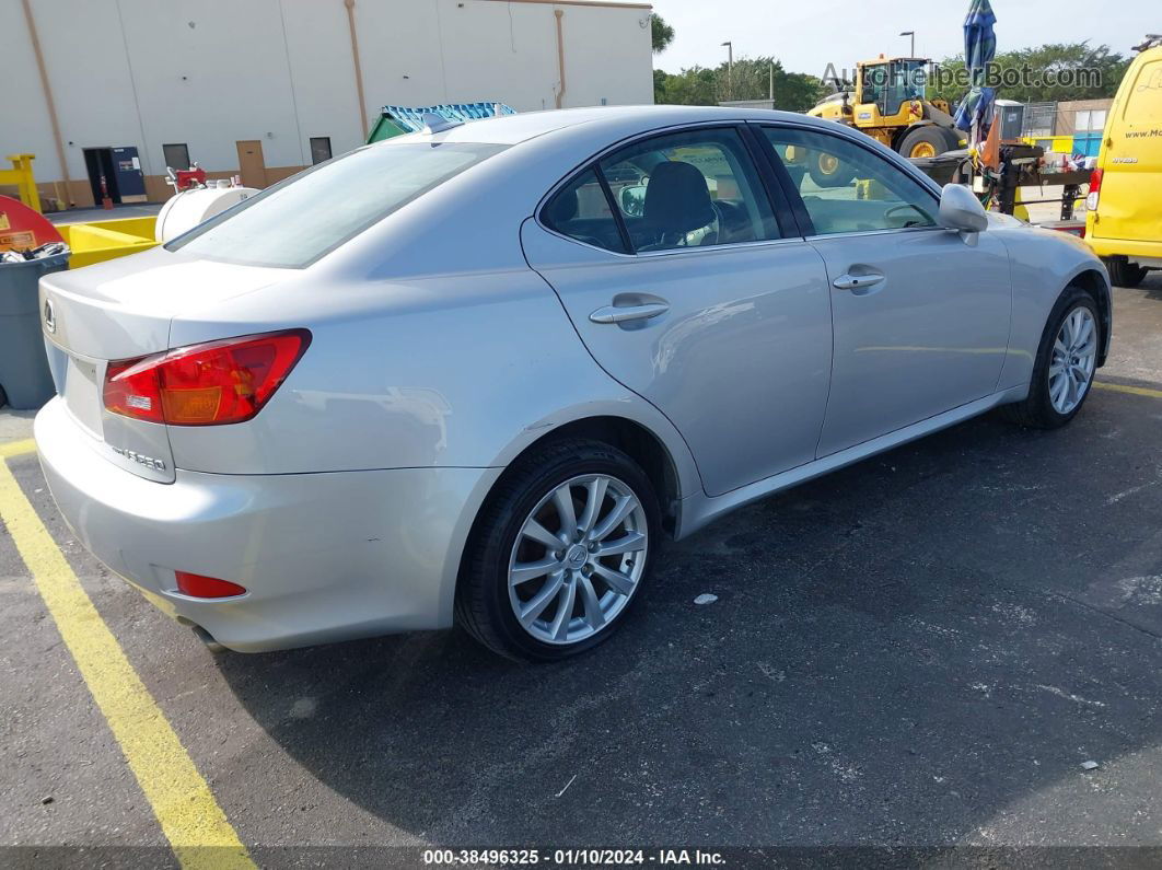 2007 Lexus Is 250   Silver vin: JTHCK262X75008047