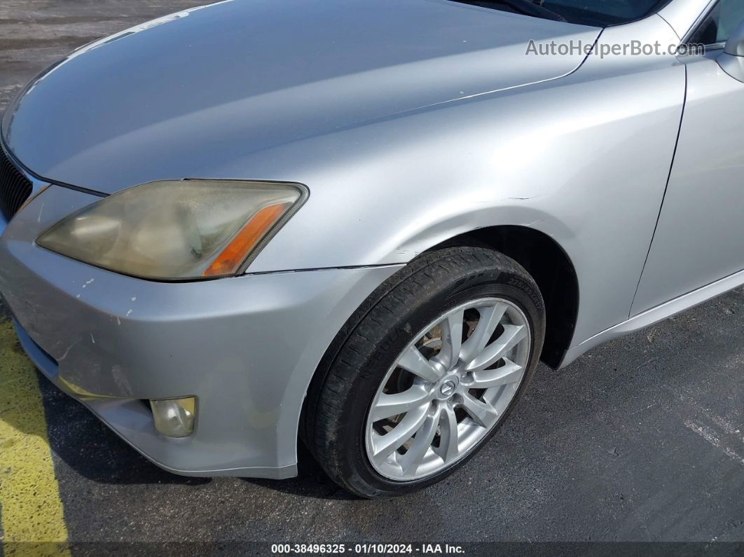 2007 Lexus Is 250   Silver vin: JTHCK262X75008047