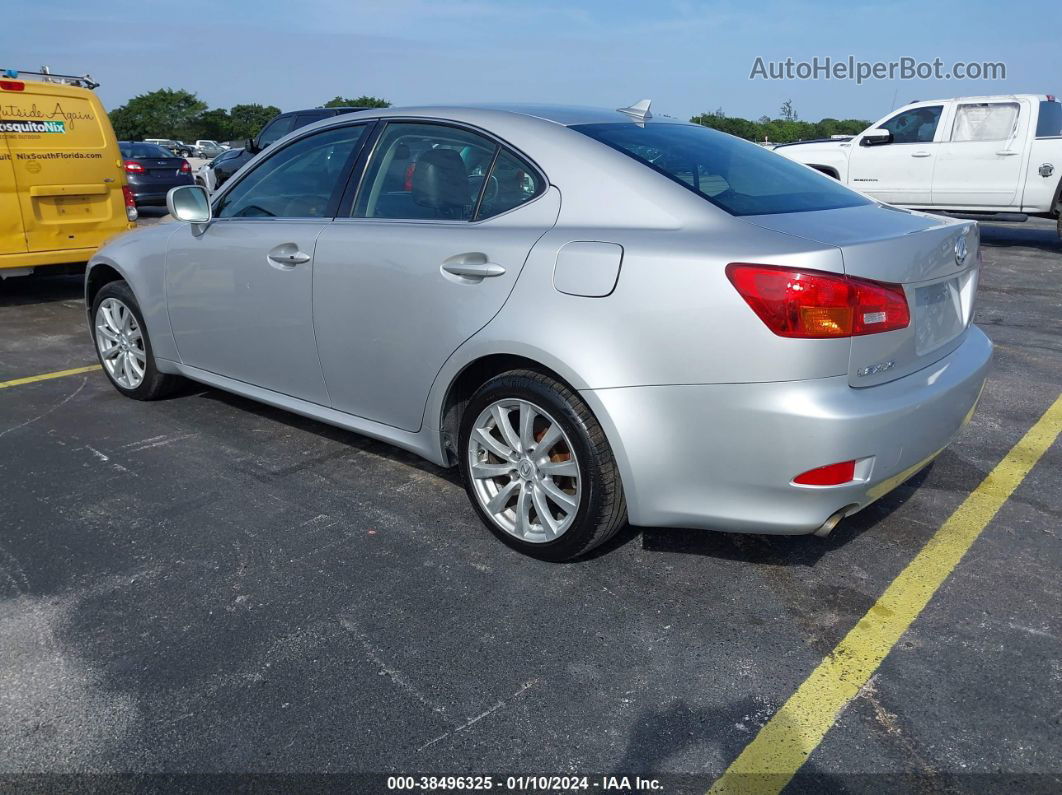 2007 Lexus Is 250   Silver vin: JTHCK262X75008047