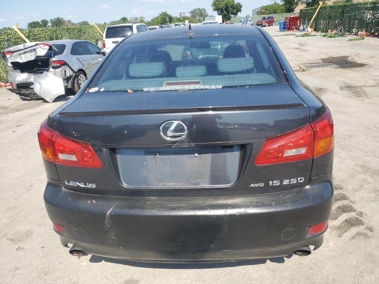 2007 Lexus Is 250 Black vin: JTHCK262X75013555