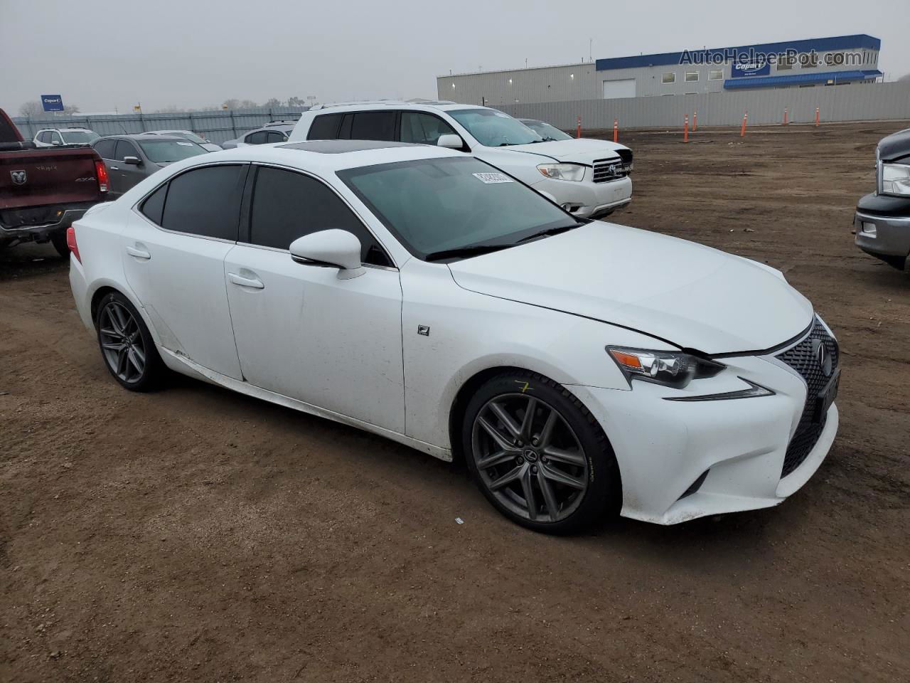 2016 Lexus Is 300 White vin: JTHCM1D20G5011613