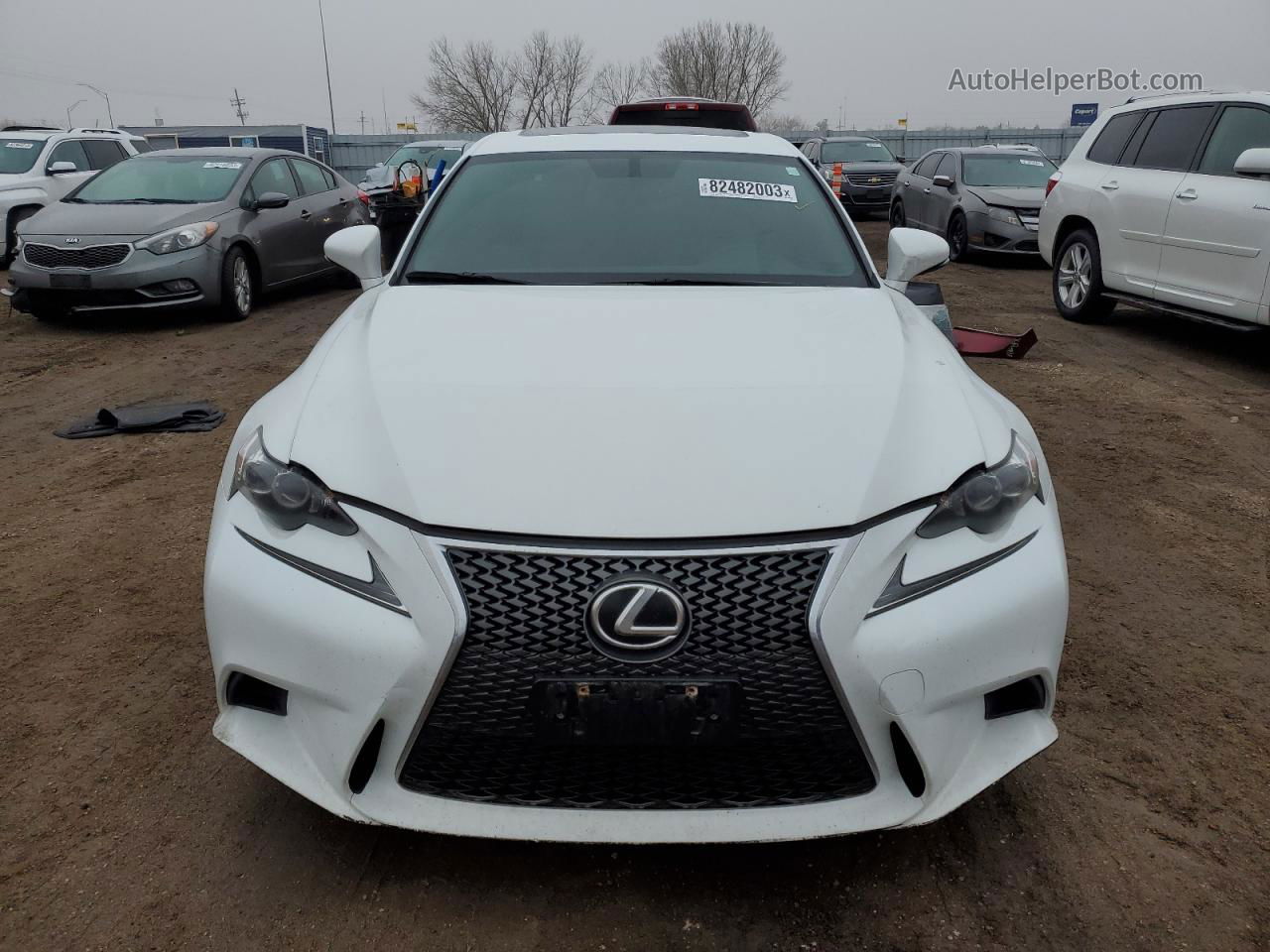 2016 Lexus Is 300 White vin: JTHCM1D20G5011613