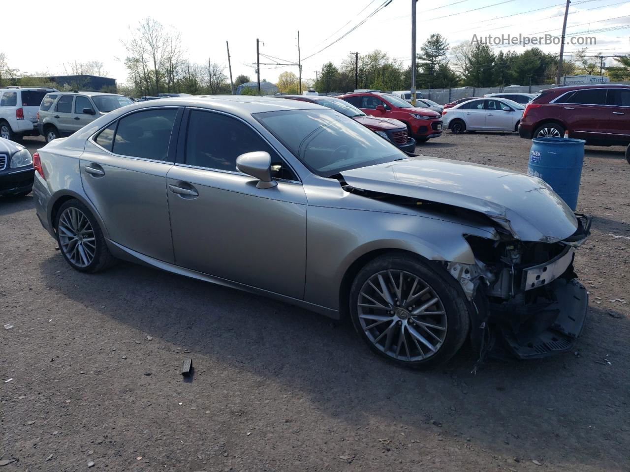 2016 Lexus Is 300 Silver vin: JTHCM1D20G5014432