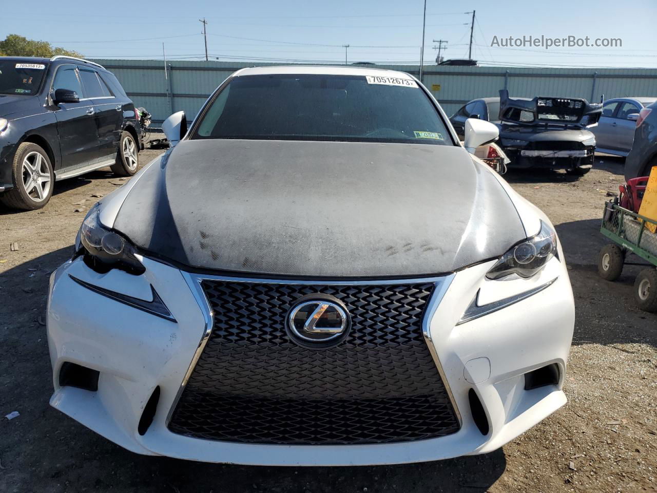 2016 Lexus Is 300 White vin: JTHCM1D21G5007022