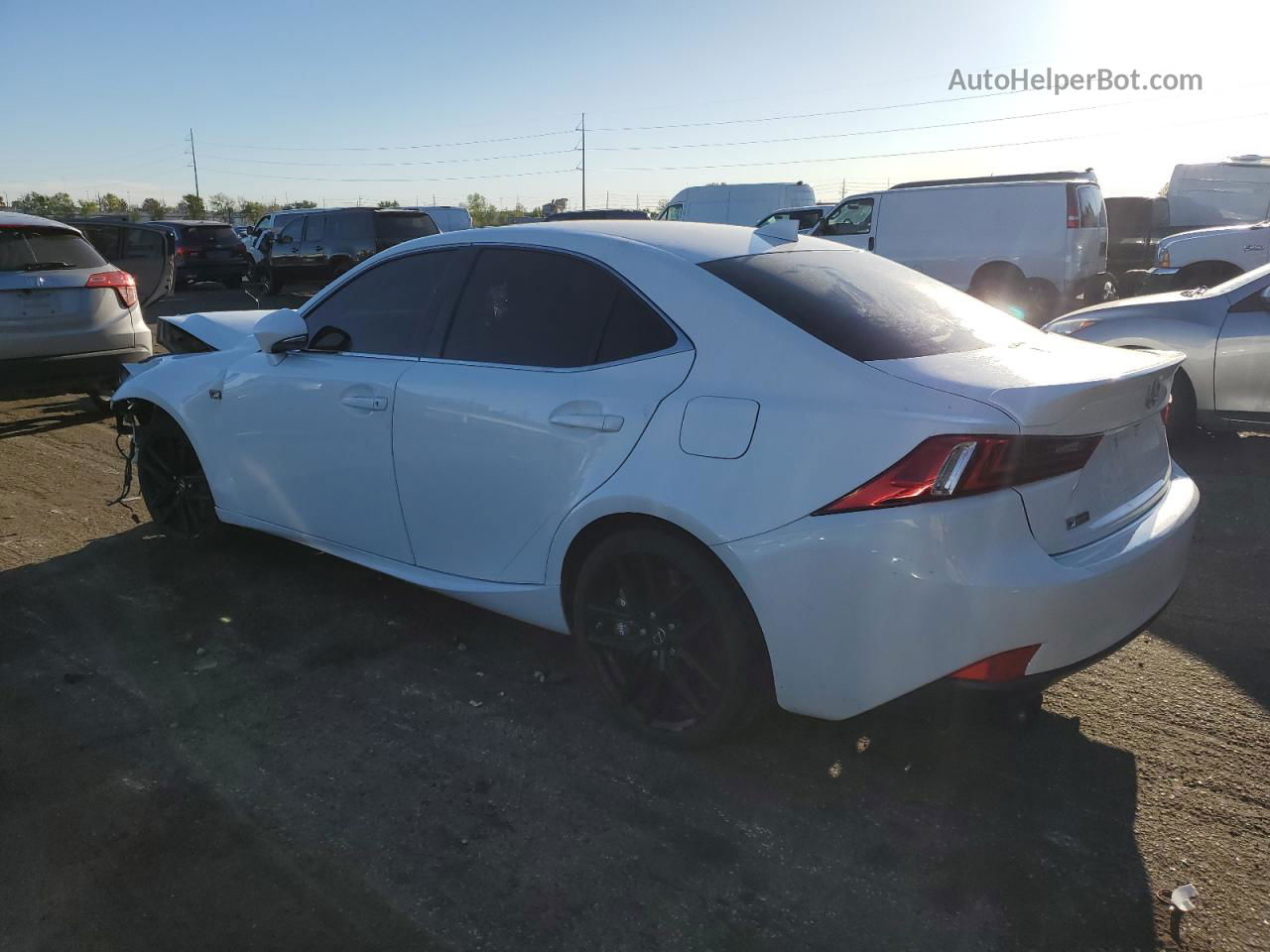 2016 Lexus Is 300 White vin: JTHCM1D21G5007571