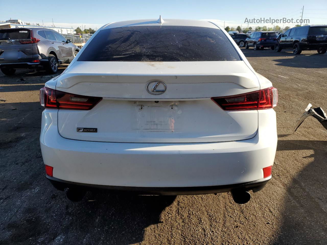 2016 Lexus Is 300 White vin: JTHCM1D21G5007571