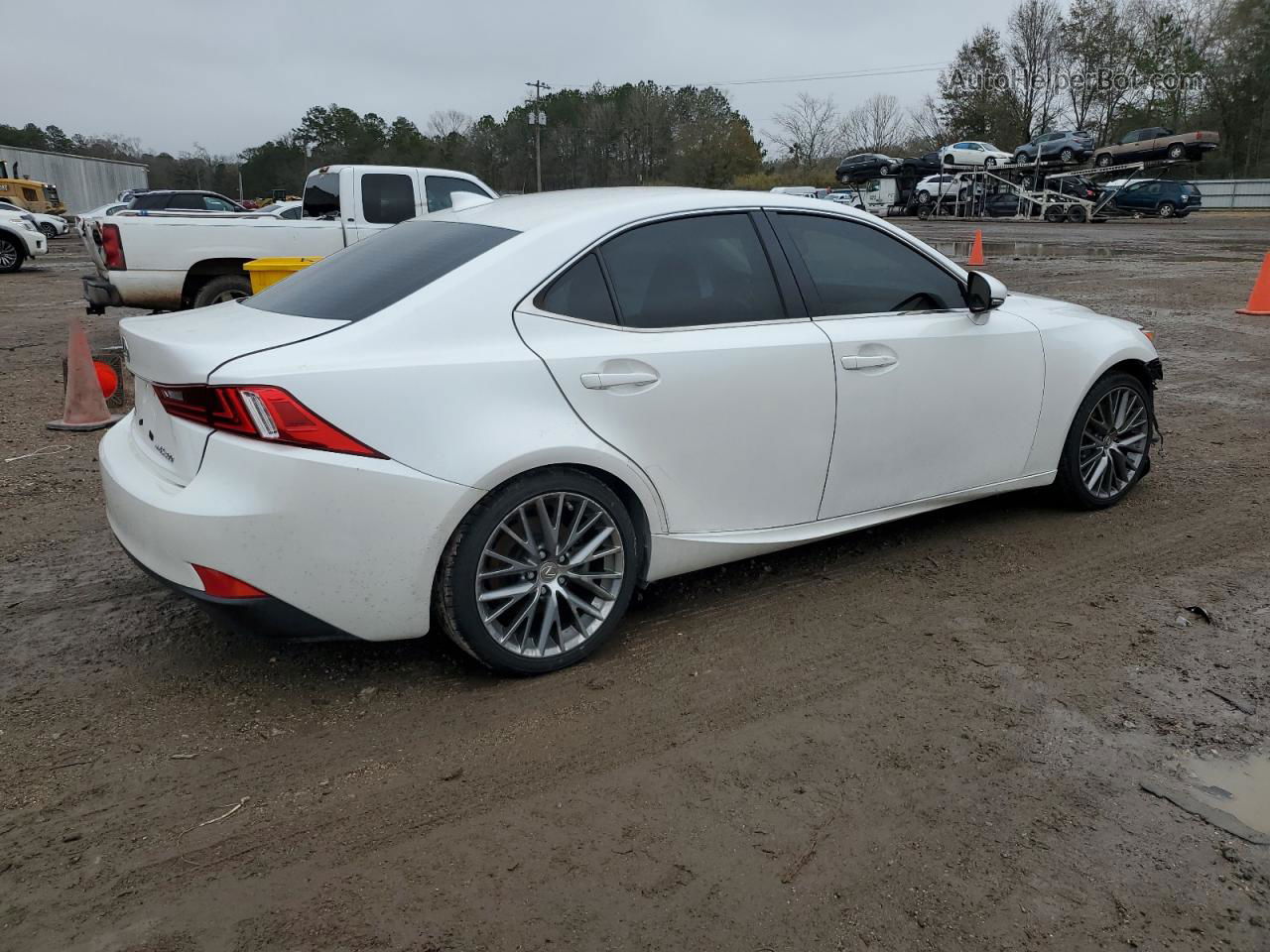 2016 Lexus Is 300 White vin: JTHCM1D24G5012148