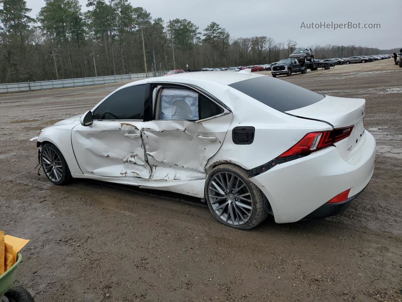 2016 Lexus Is 300 White vin: JTHCM1D24G5012148