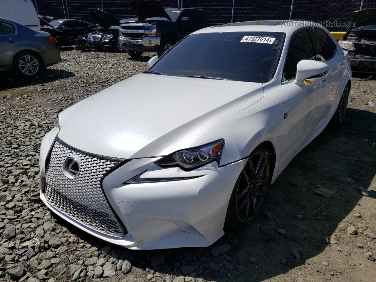 2016 Lexus Is 300 White vin: JTHCM1D25G5013499